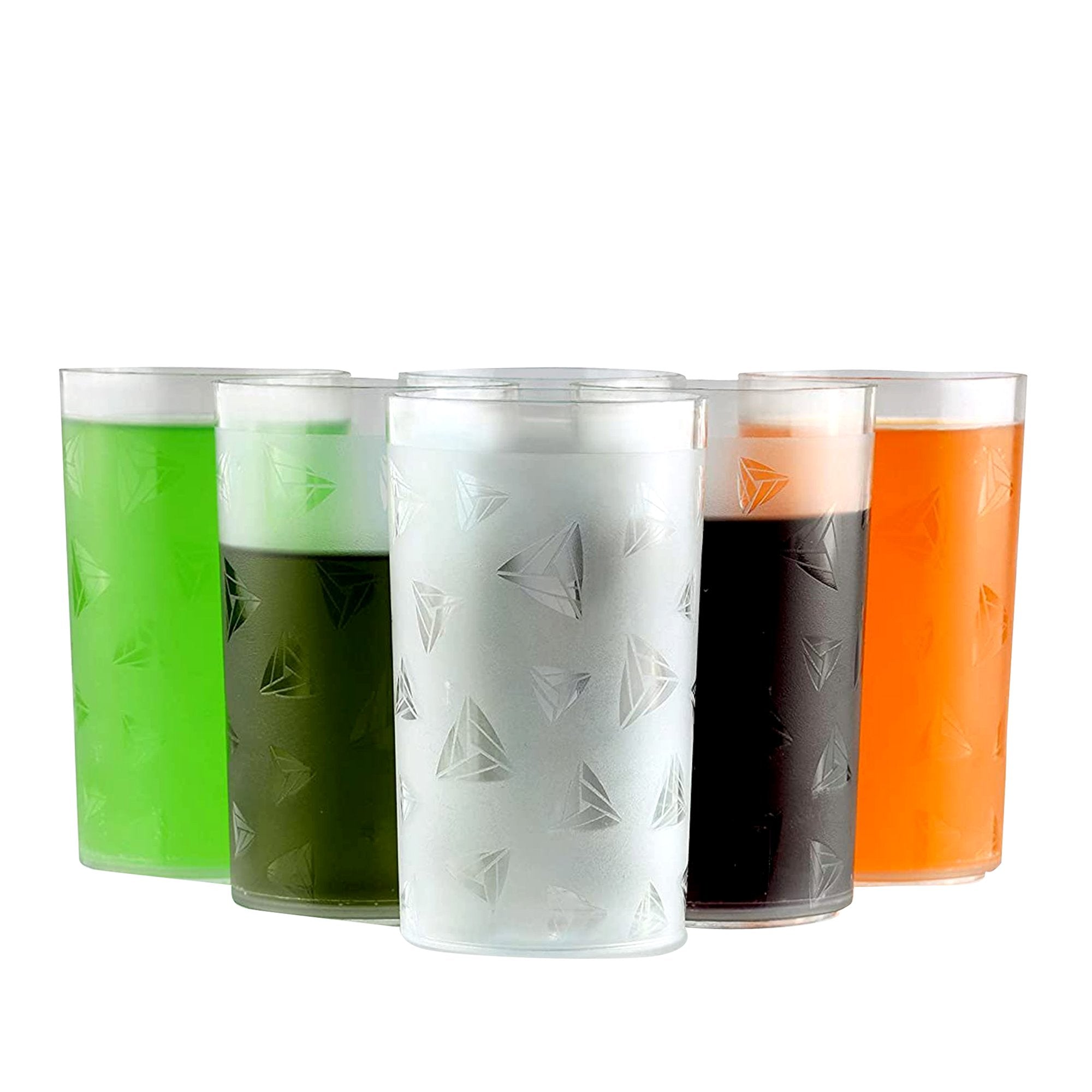 2347 Unbreakable Plastic Diamond Design Drinking Glass/Juice Glass Set ( Pack of 6) (Brown Box Pack) - SkyShopy 2347 Unbreakable Plastic Diamond Design Drinking Glass/Juice Glass Set ( Pack of 6) (Brown Box Pack) - SkyShopy